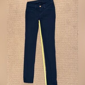 J Brand Dark Blue Skinny Jeans